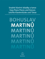 Bohuslav Martinu: Easy Piano Pieces and Dances: Piano: Instrumental Album