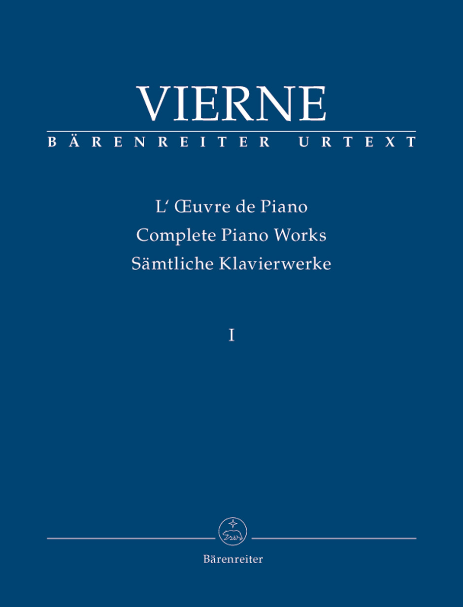 Louis Vierne: Les Premires Oeuvres: Piano: Instrumental Album