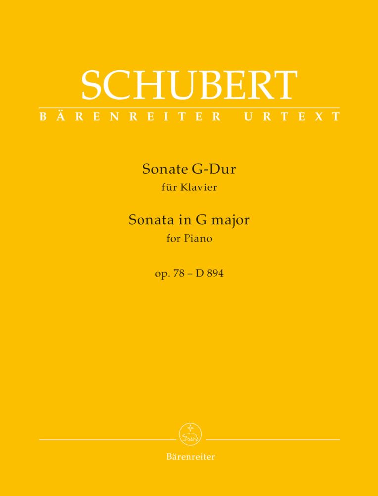 Franz Schubert: Piano Sonata In G Op.78 D 894: Piano: Instrumental Work