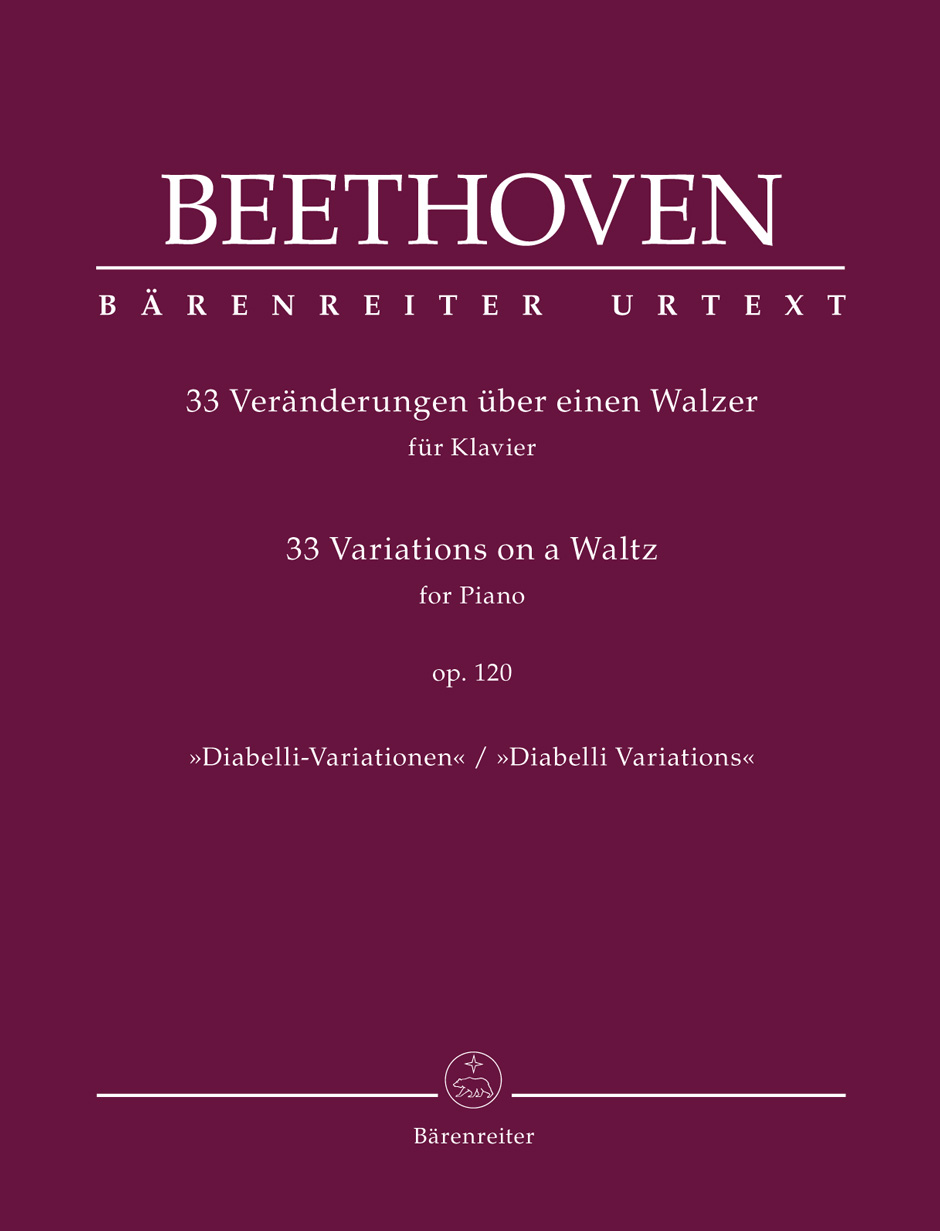Ludwig van Beethoven: 33 Variations on a Waltz op. 120: Piano: Instrumental