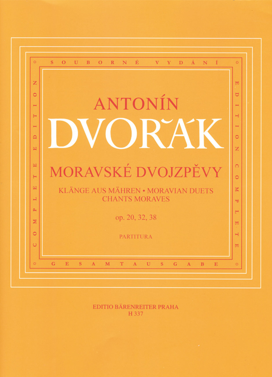 Antonín Dvo?ák: Moravian Duets Op.20  32  38 - Voice & Piano: Vocal: Vocal Work