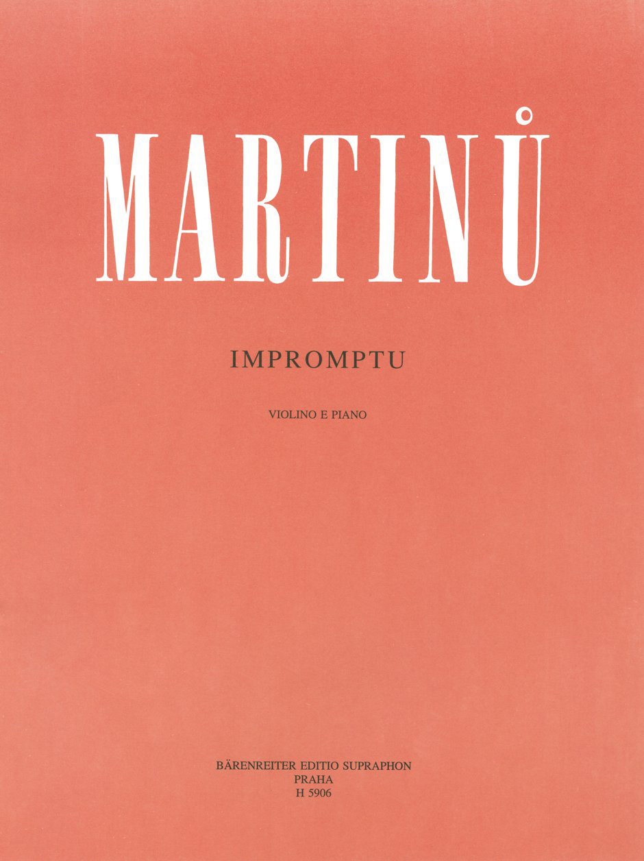 Bohuslav Martinu: Impromptu: Violin