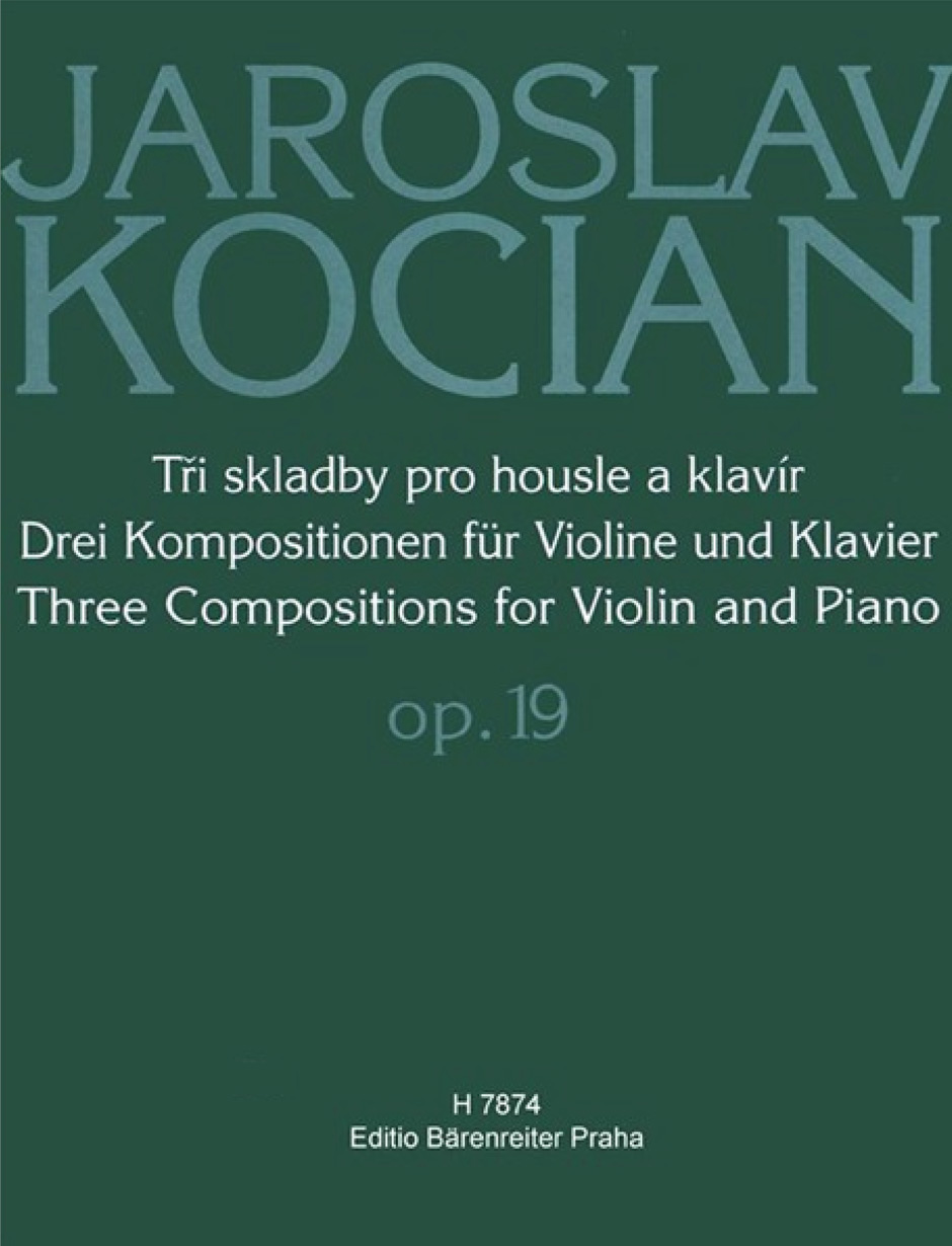 Jaroslav Kocin: Drei Kompositionen: Violin: Instrumental Work