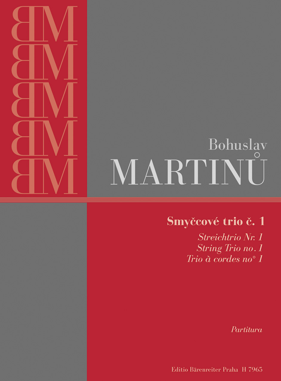 Bohuslav Martinu: String Trio No.1 H.136: String Ensemble: Study Score