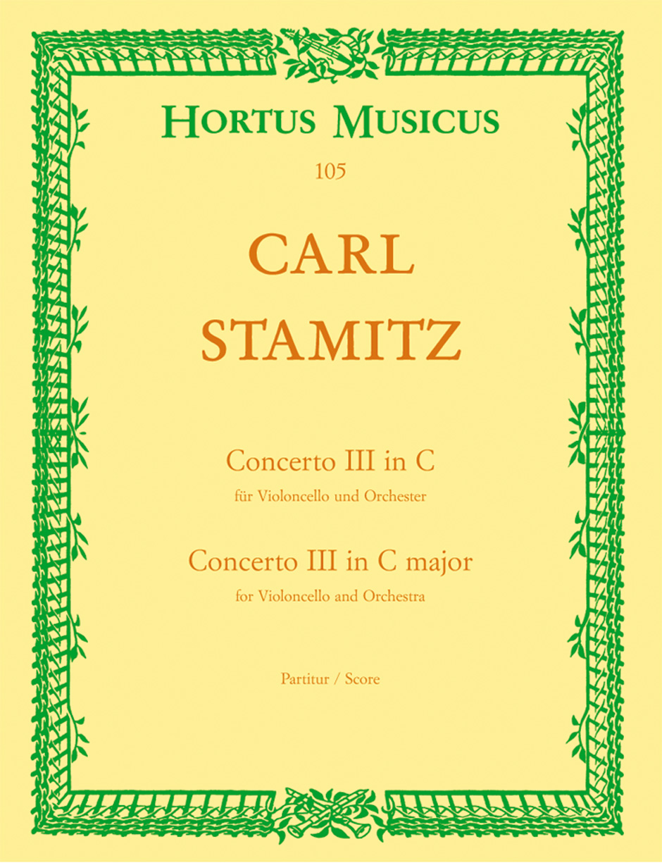 Carl Stamitz: Cello-Konzert Nr.3 fur den Konig von Preussen: Orchestra