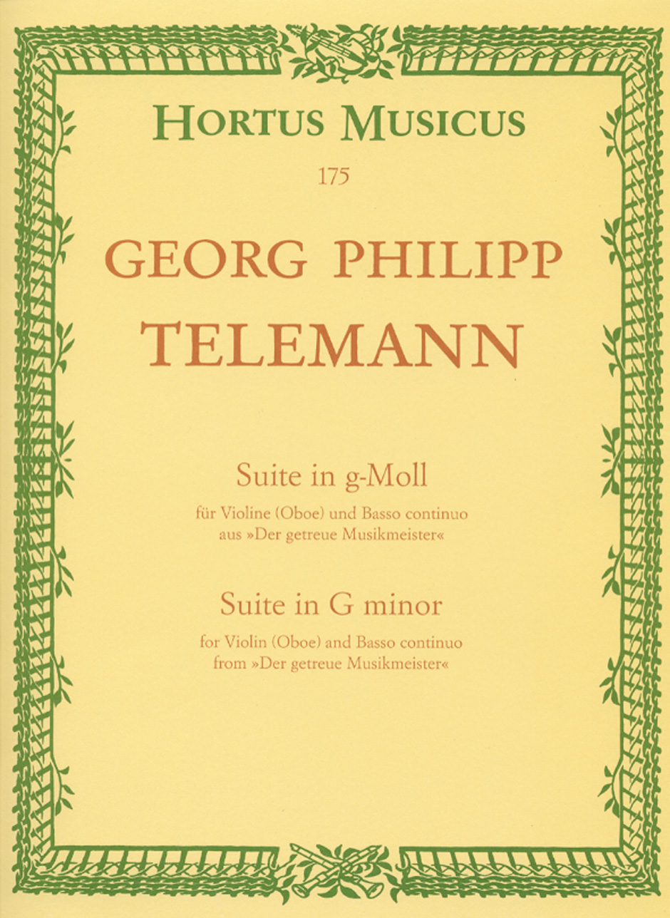 Georg Philipp Telemann: Suite In G Minor TWV 41: Violin: Instrumental Work