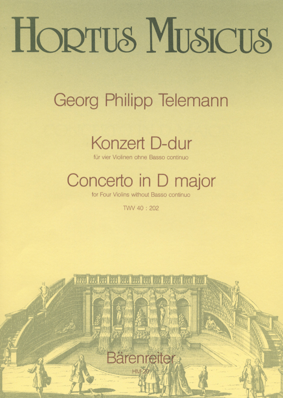 Georg Philipp Telemann: Concerto In D TWV 40: Violin Ensemble: Score and Parts