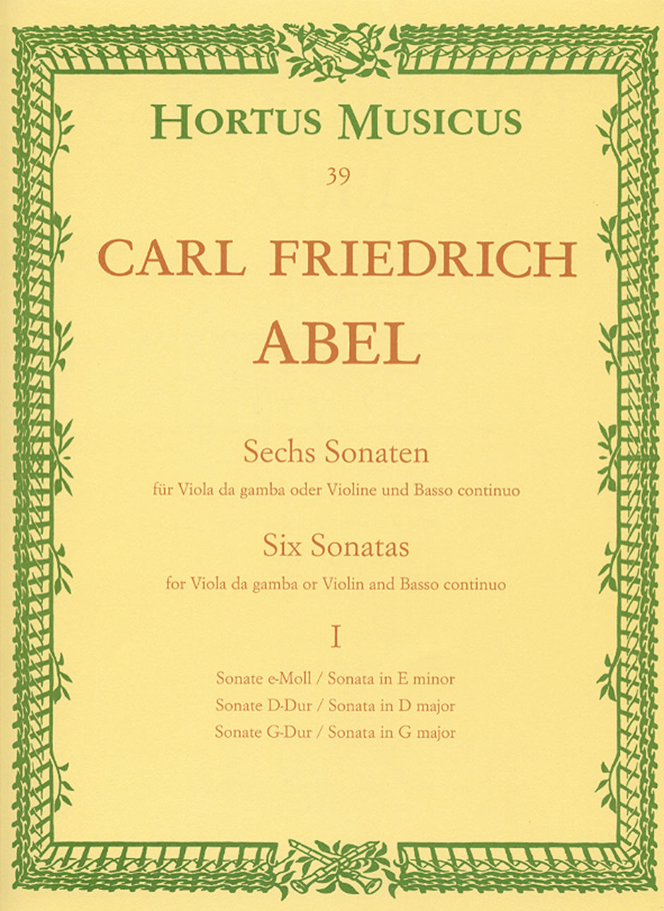 Carl Friedrich Abel: Sonatas 1-3 Vabg Bc: Chamber Ensemble