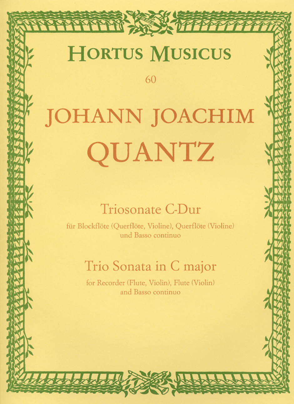 Johann Joachim Quantz: Triosonate C: Mixed Ensemble: Score and Parts