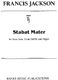 Francis Jackson: Stabat Mater: SATB: Vocal Score