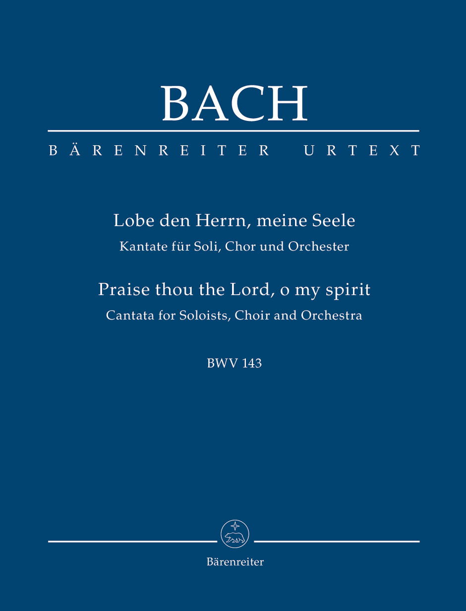 Cantata No.143 - Lobe Den Herrn  Meine Seele: Mixed Choir: Study Score