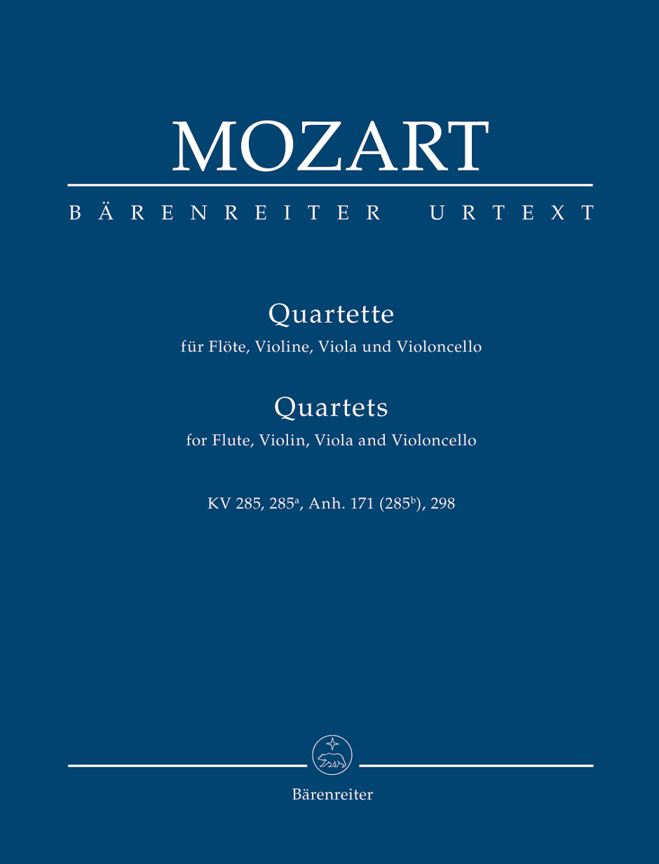 Wolfgang Amadeus Mozart: Flute Quartets: Ensemble: Study Score