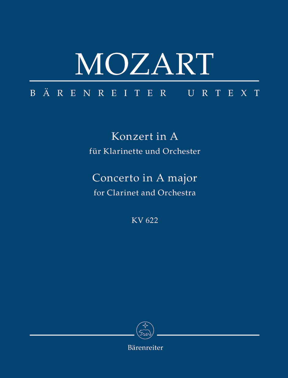 Wolfgang Amadeus Mozart: Clarinet Concerto In A K.622: Study Score