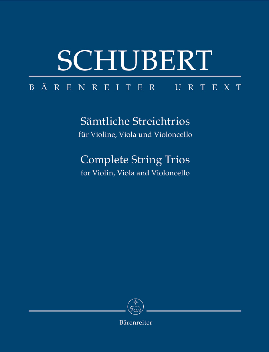 Franz Schubert: Complete String Trios: String Trio: Study Score