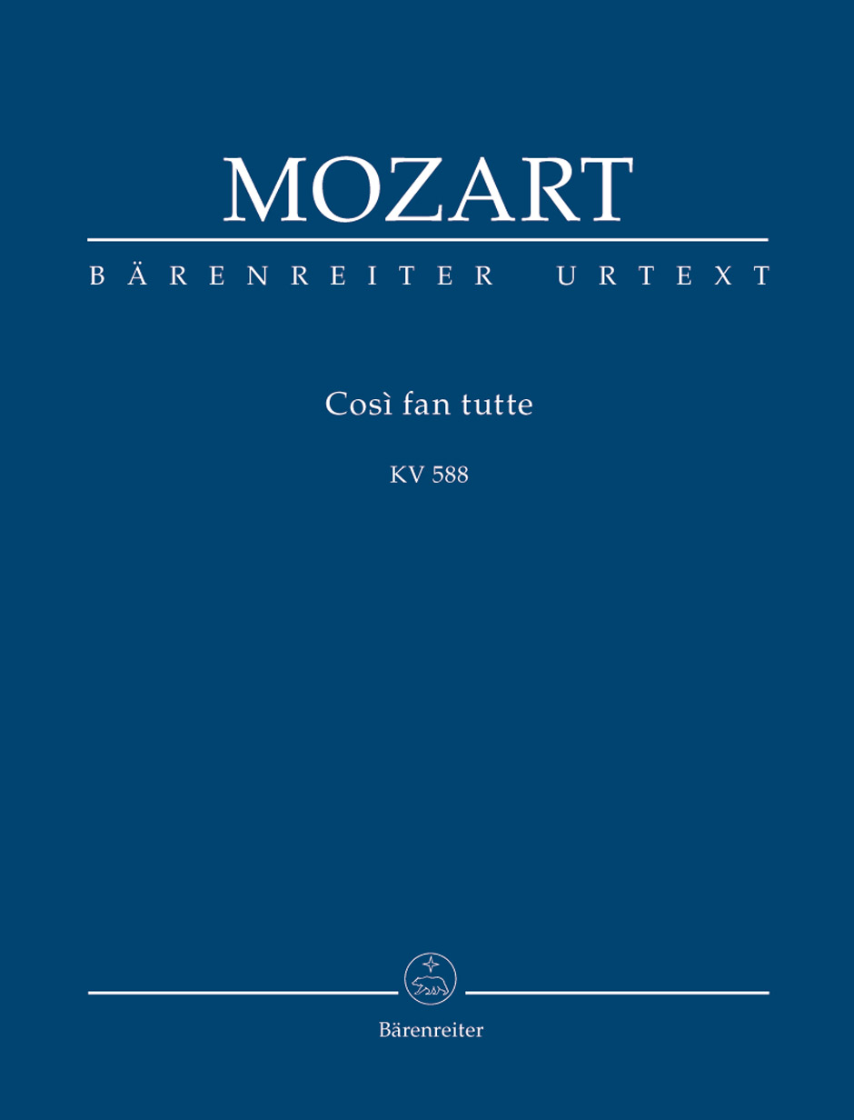 Wolfgang Amadeus Mozart: Cosi fan tutte K.588: SATB: Study Score
