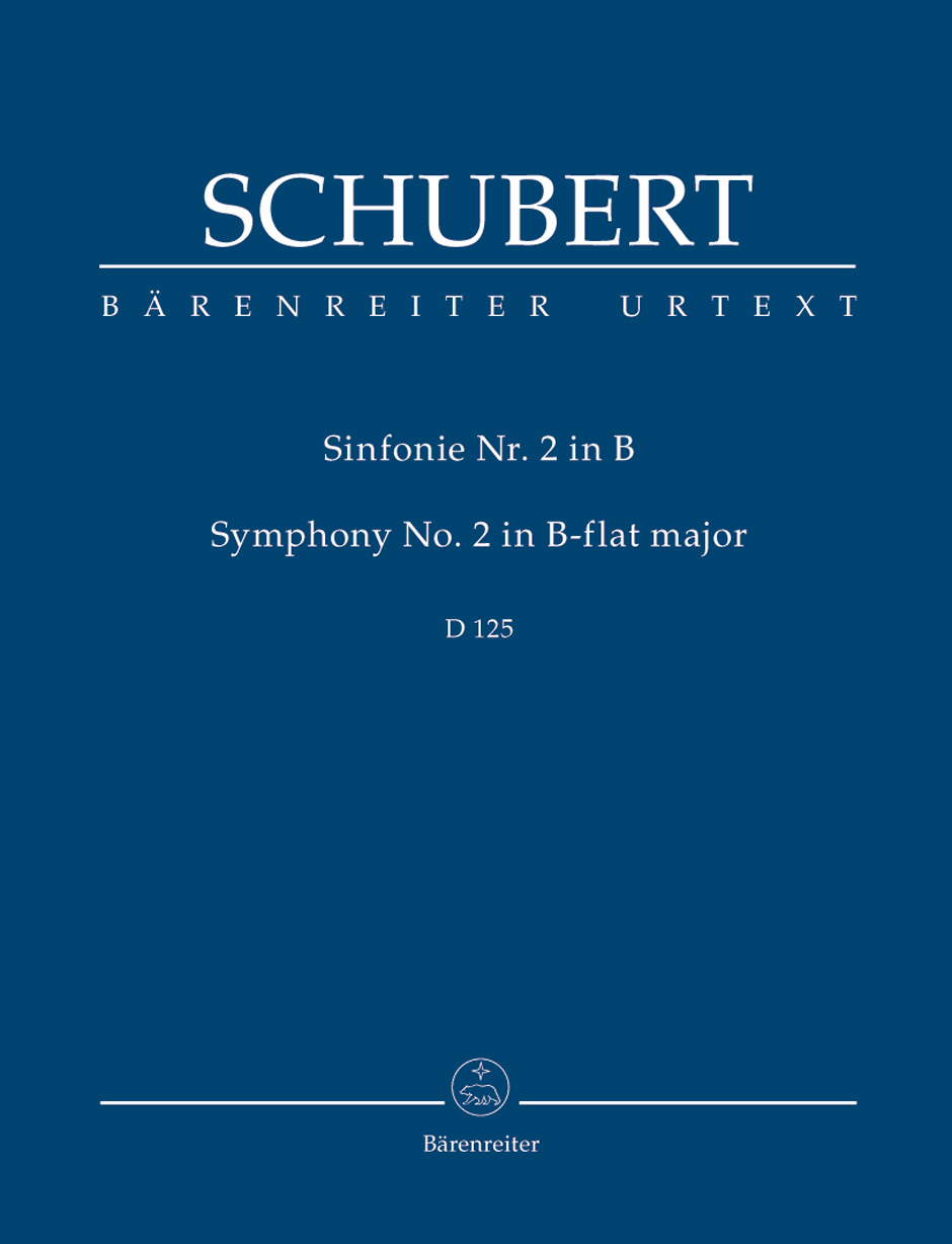 Franz Schubert: Symphony No.2 In B-Flat - D 125: Orchestra: Study Score