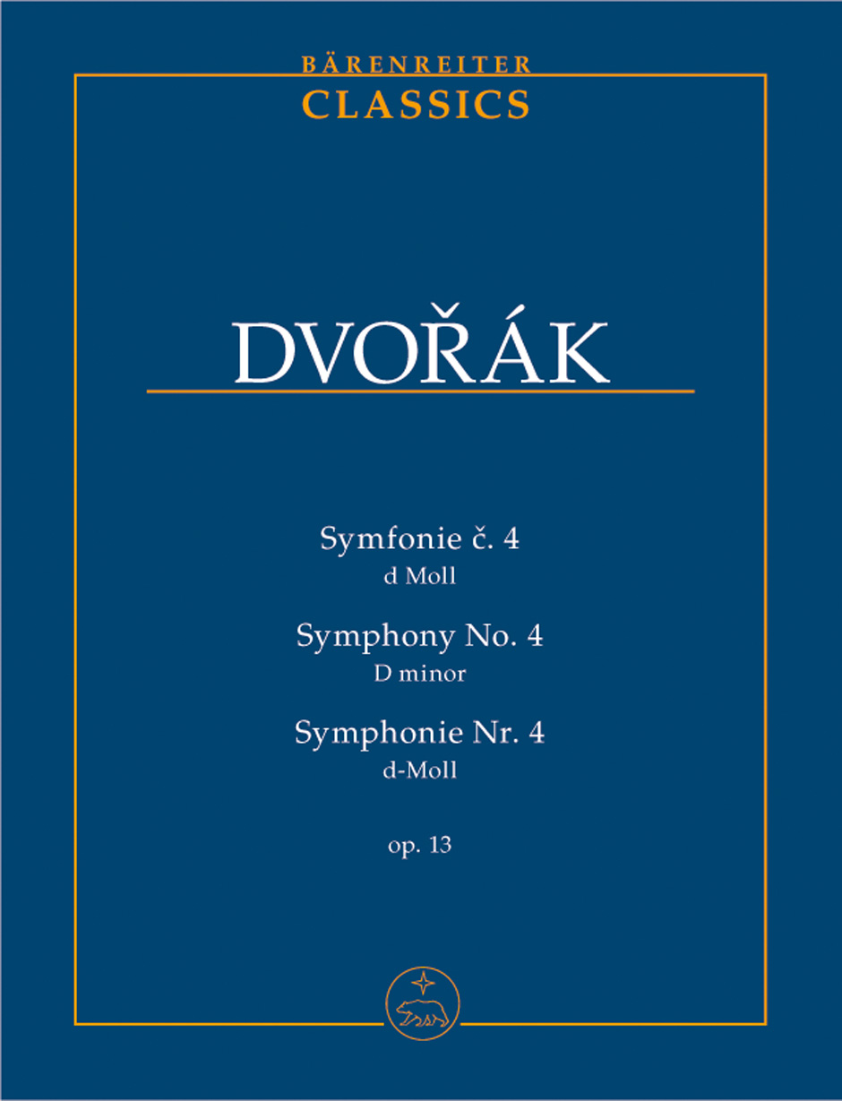 Antonín Dvo?ák: Symphony No. 4 In D Minor: Orchestra: Study Score