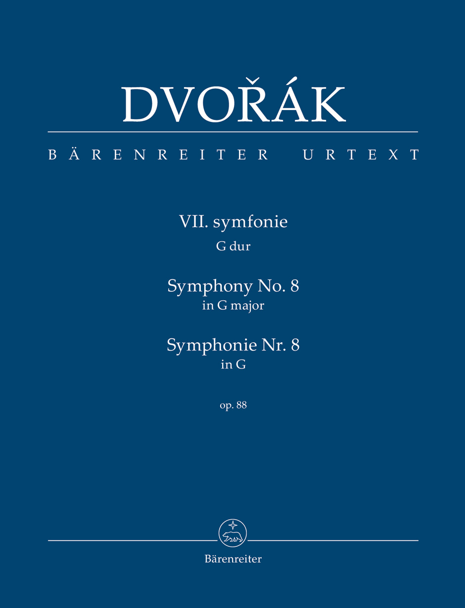 Antonin Dvorak: Symphony No. 8 In G Major Op. 88: Orchestra: Study Score