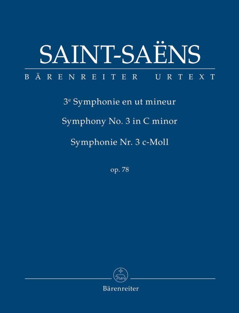 Camille Saint-Sans: Symphony No.3 in C minor Op.78: Organ: Study Score