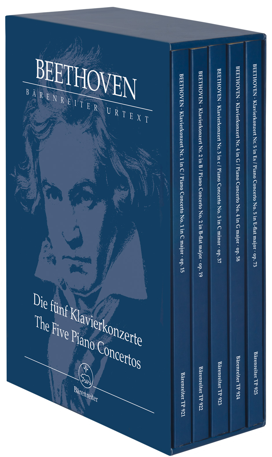 Ludwig van Beethoven: The Five Piano Concertos - Study Scores: Piano: Study
