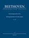 Ludwig van Beethoven: String Quartet E-Flat Major Op. 127: String Quartet: Study