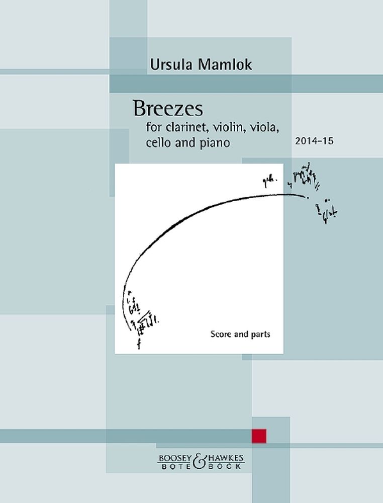 Ursula Mamlok: Breezes: Chamber Ensemble: Score and Parts