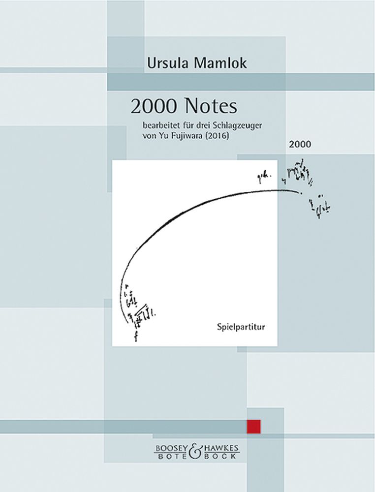 Ursula Mamlok: 2000 Notes: Tuned Percussion: Score