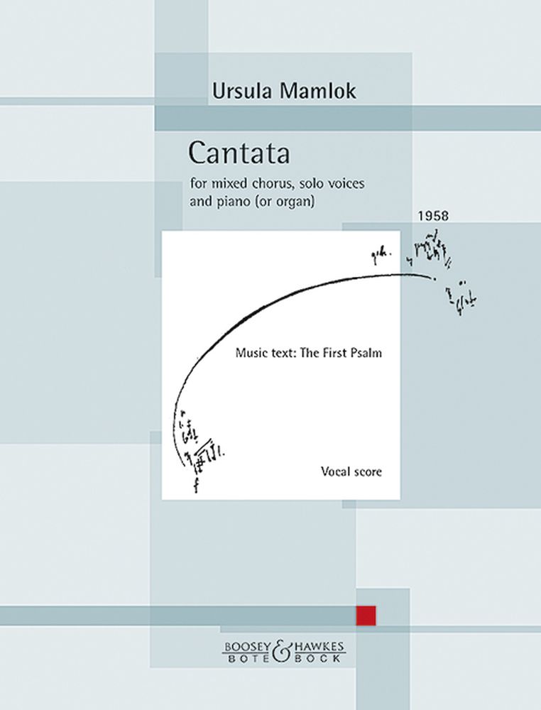 Ursula Mamlok: Cantata: SATB: Vocal Score