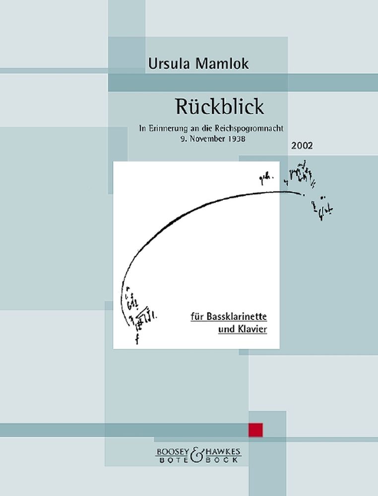 Ursula Mamlok: Rückblick: Clarinet: Score