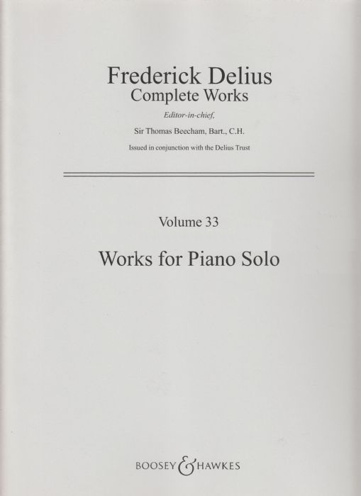 Frederick Delius: Werke für Klavier: Piano