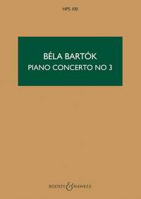 Bla Bartk: Piano Concerto No.3: Piano: Miniature Score