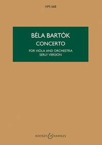 Bla Bartk: Viola Concerto: Viola: Miniature Score