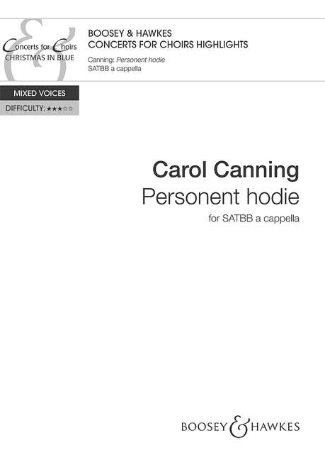 Carol Canning: Personent Hodie: SATB: Vocal Score