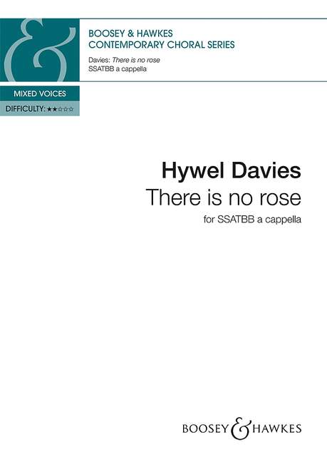 Hywel Davies: There Is No Rose: SATB: Vocal Score