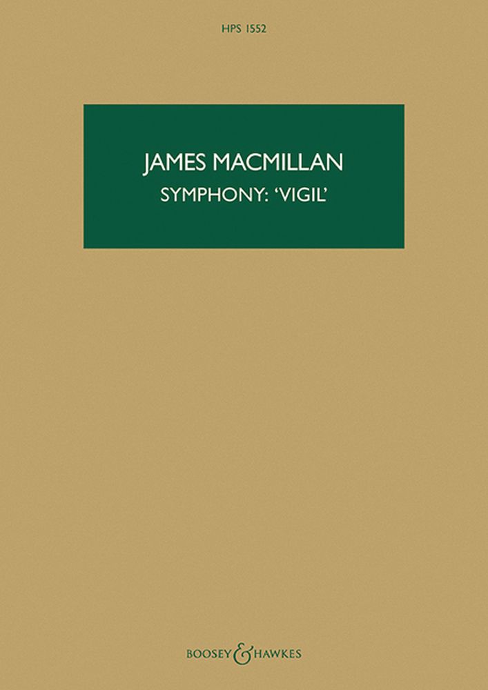 James MacMillan: Symphony: Orchestra: Study Score