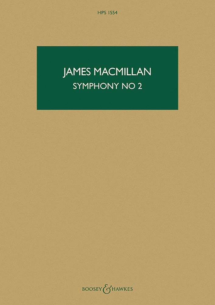 James MacMillan: Symphony No. 2: Chamber Ensemble: Study Score