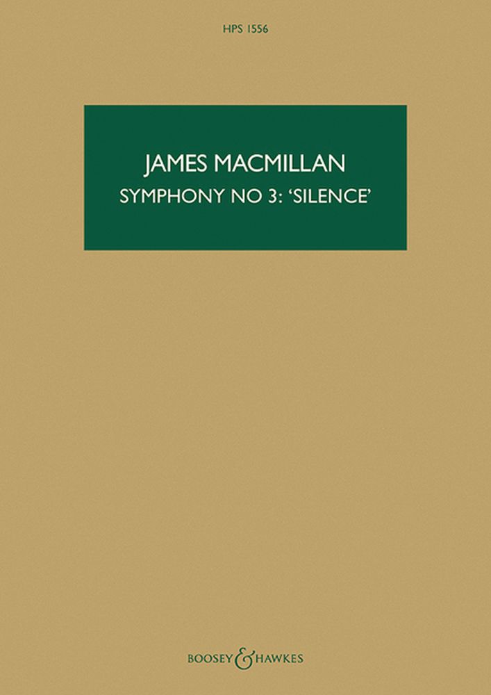 James MacMillan: Symphony No.3: Orchestra: Study Score
