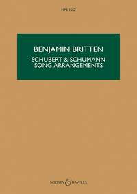 Schubert & Schumann Song Arrangements: Chamber Ensemble: Study Score