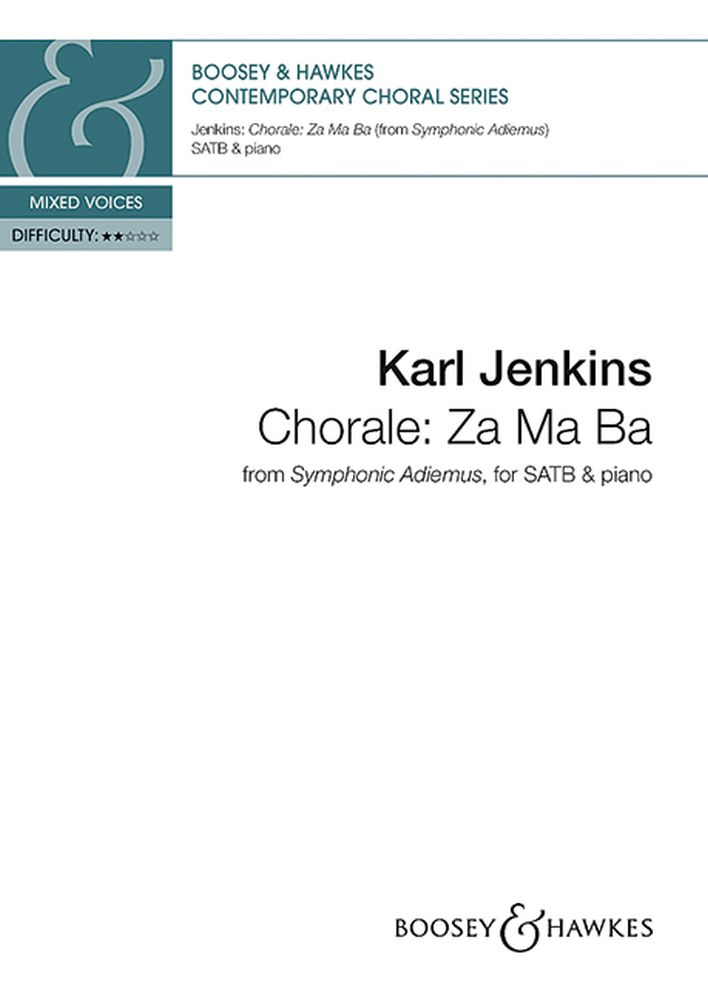 Karl Jenkins: Chorale: Za Ma Ba: SATB: Vocal Score