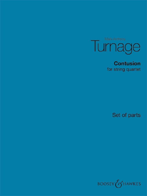 Mark-Anthony Turnage: Contusion: String Quartet: Parts