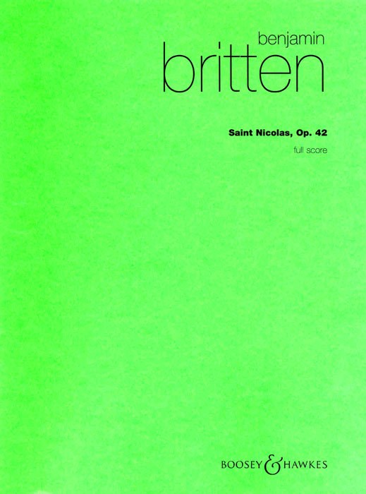 Benjamin Britten: Saint Nicolas Op.42: Orchestra: Miniature Score