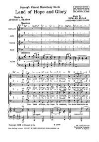 Edward Elgar: Land Of Hope And Glory: SATB: Vocal Score