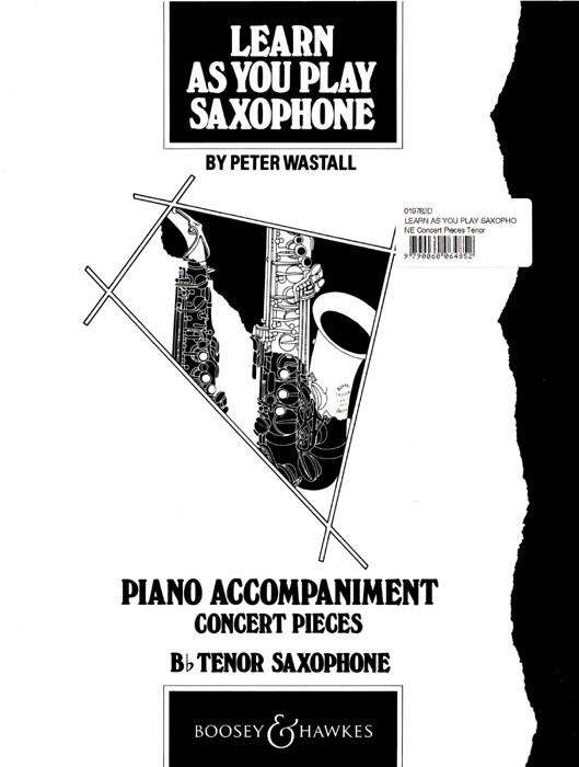 Peter Wastall: Learn As You Play Saxophone (Bb): Piano Accompaniment: