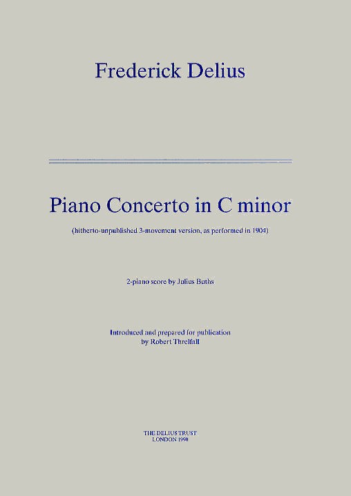 Frederick Delius: Klavierkonzert: Piano: Instrumental Work