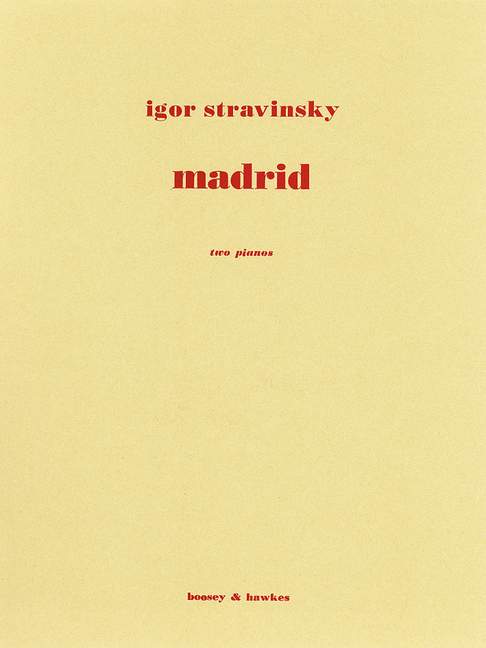 Igor Stravinsky: Madrid: Piano Duet