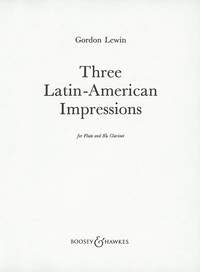 G. Lewin: Impressioni Latino-Americane Fl E Cl: Flute & Clarinet