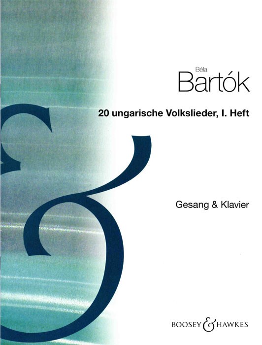 Béla Bartók: 20 Hungarian Folksongs Vol. 1: Medium Voice