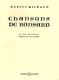 Darius Milhaud: Chansons De Ronsard: High Voice: Vocal Album