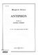 Benjamin Britten: Antiphon: SATB: Vocal Score
