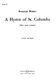 Benjamin Britten: A Hymn Of St Columba: SATB: Vocal Score